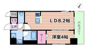 Metrosa京町堀の物件間取画像